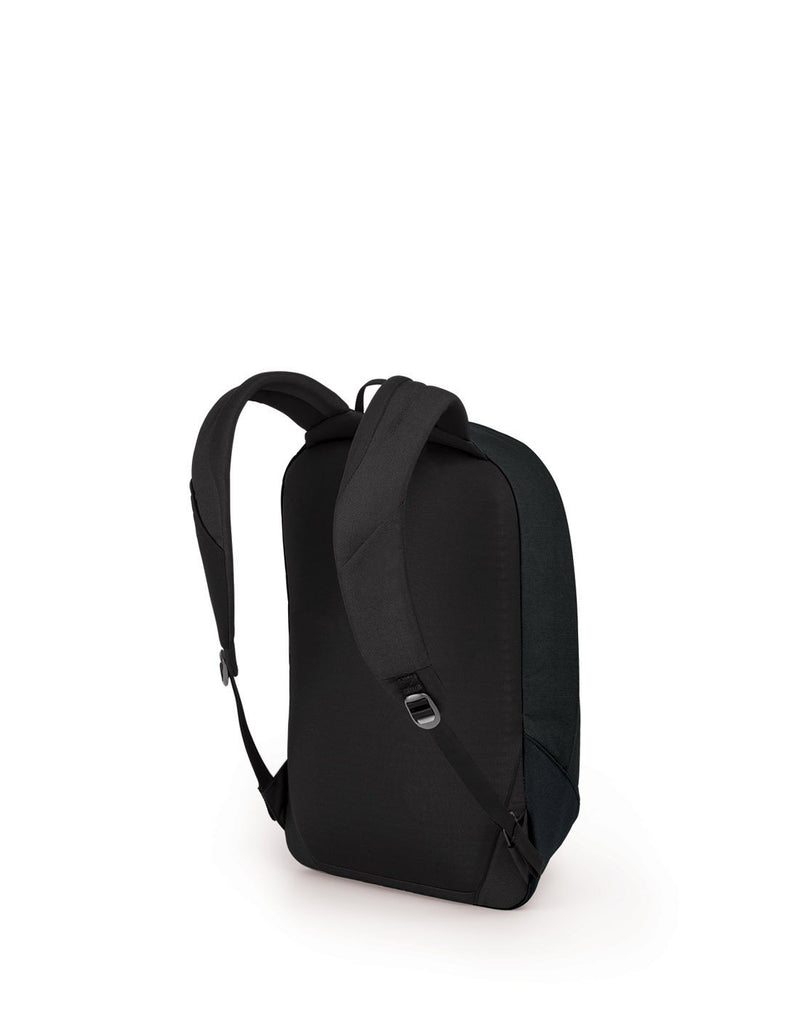 Osprey arcane large daypack black colour backpack back view