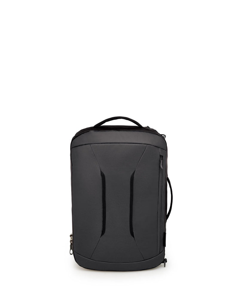 Osprey transporter global black colour luggage bag back view