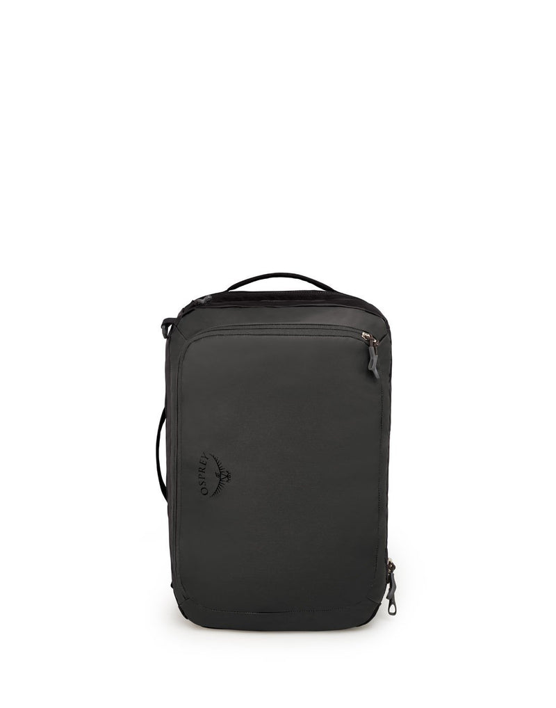 Osprey transporter global black colour luggage bag front view