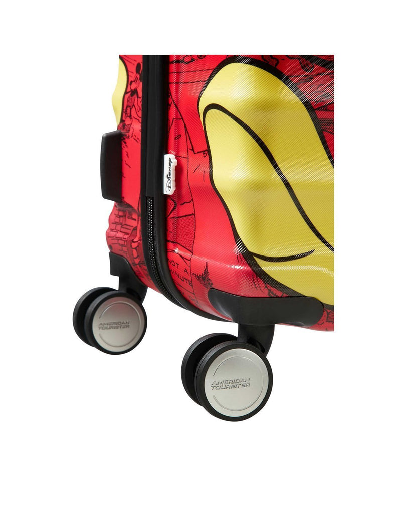 American tourister disney wavebreaker mickey luggage bag wheels