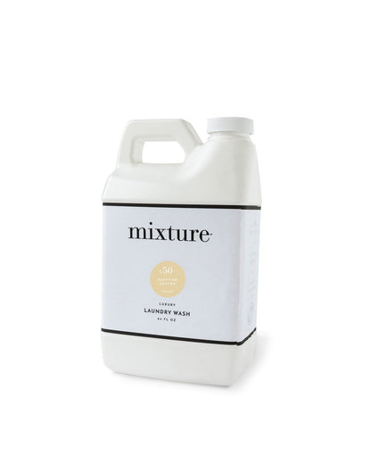 Mixture luxury laundry wash 64 fl oz. egyptian cotton scent front view