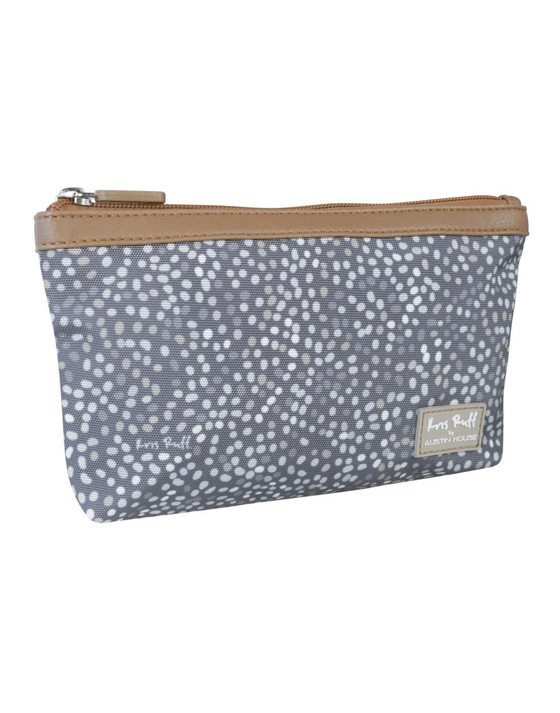 Kris ruff by austin house cosmetic pouch corner view