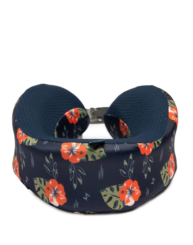 Lug snuz wrap travel aloha navy colour neck pillow back view