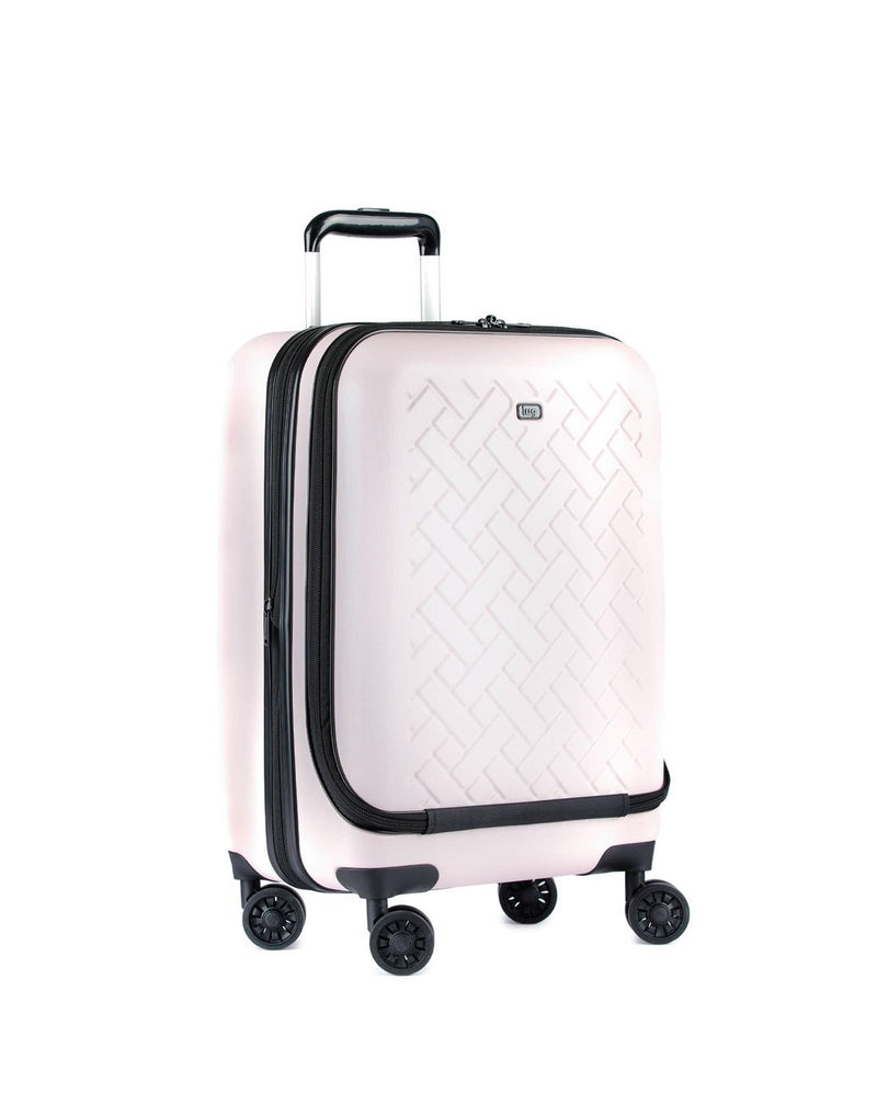Lug booster wheelie carry-on shimmer powder pink colour luggage bag hero shot