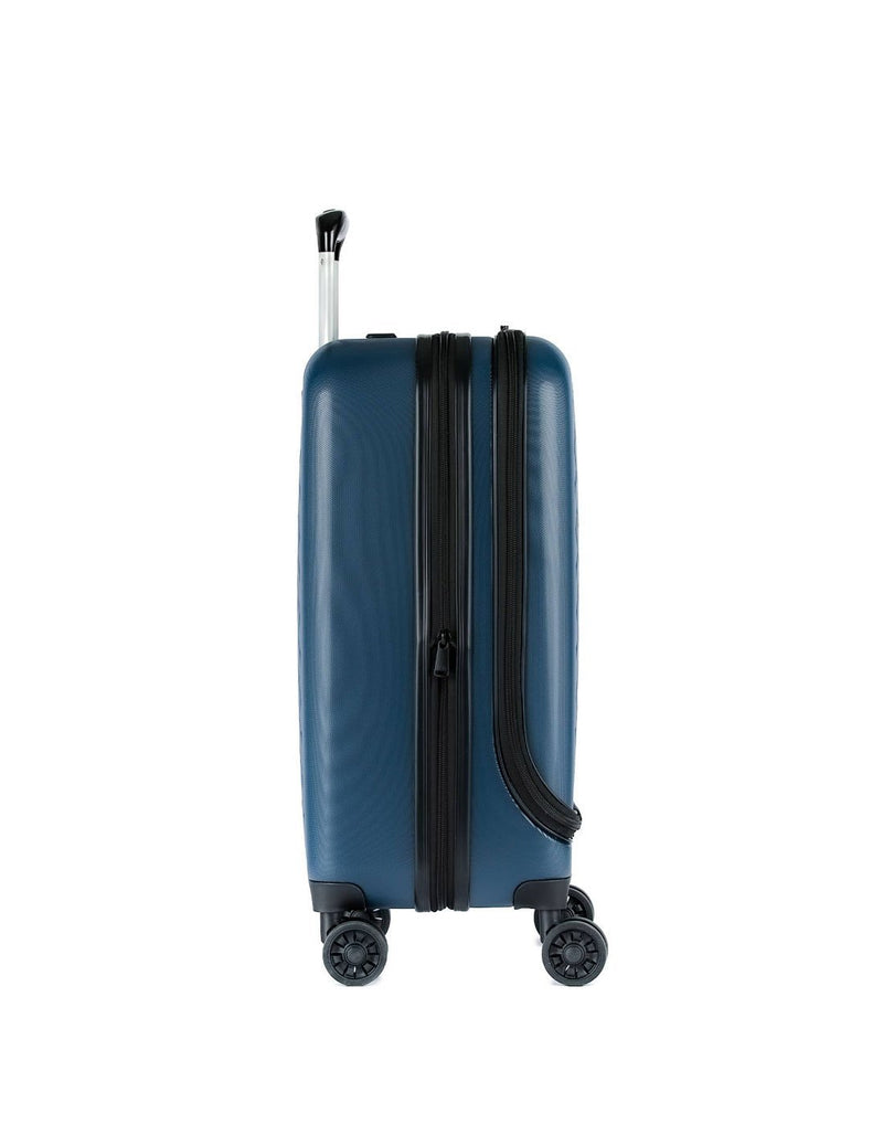 Lug booster wheelie carry-on shimmer navy colour luggage bag right side view