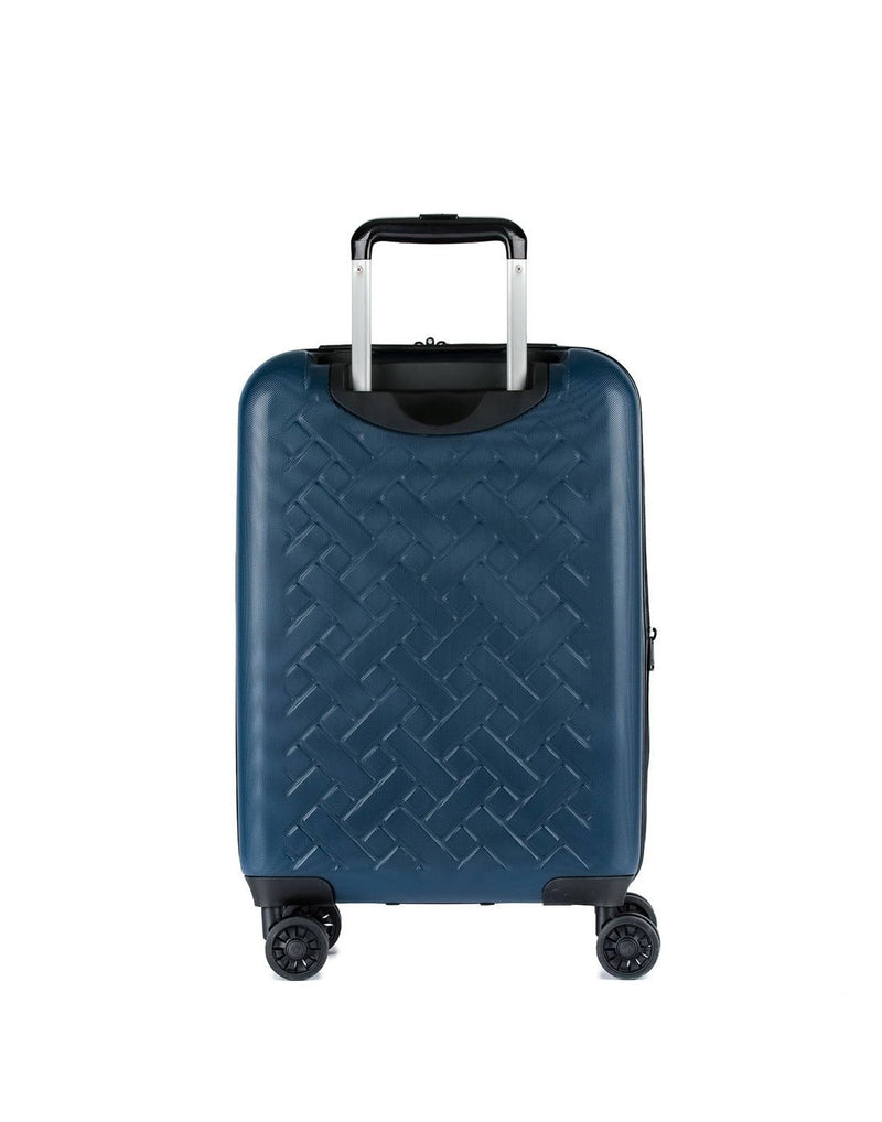 Lug booster wheelie carry-on shimmer navy colour luggage bag back view