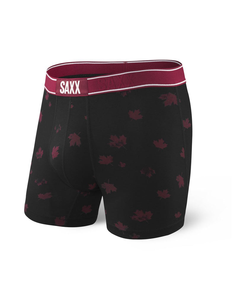 Saxx vibe men's boxer brief - canadiana, front view