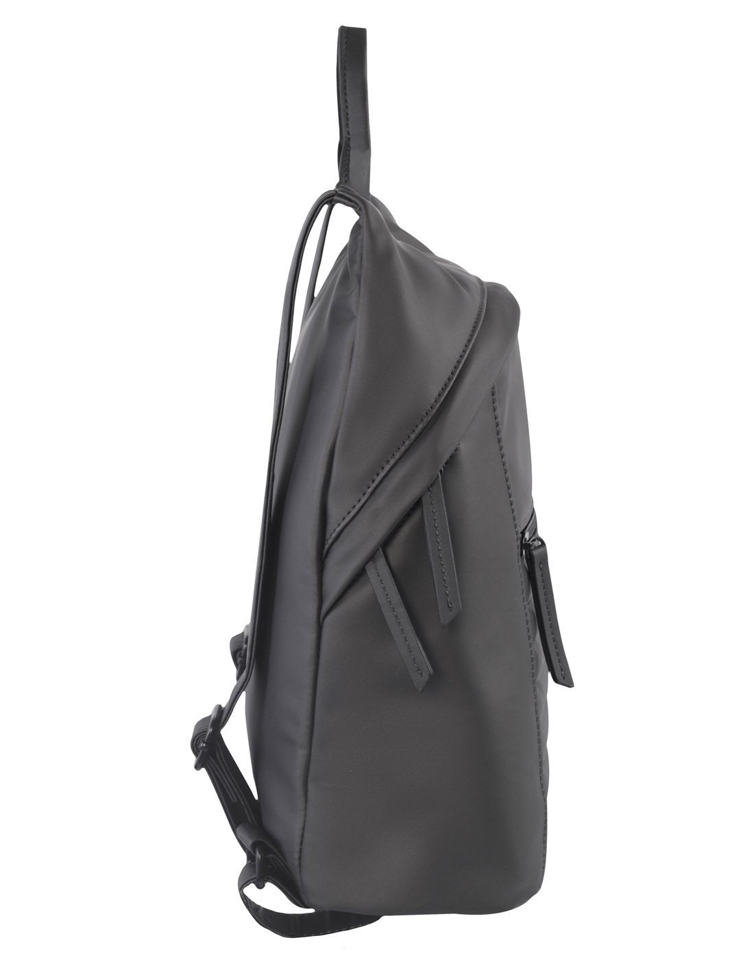 Bench quilted mini backpack left side view