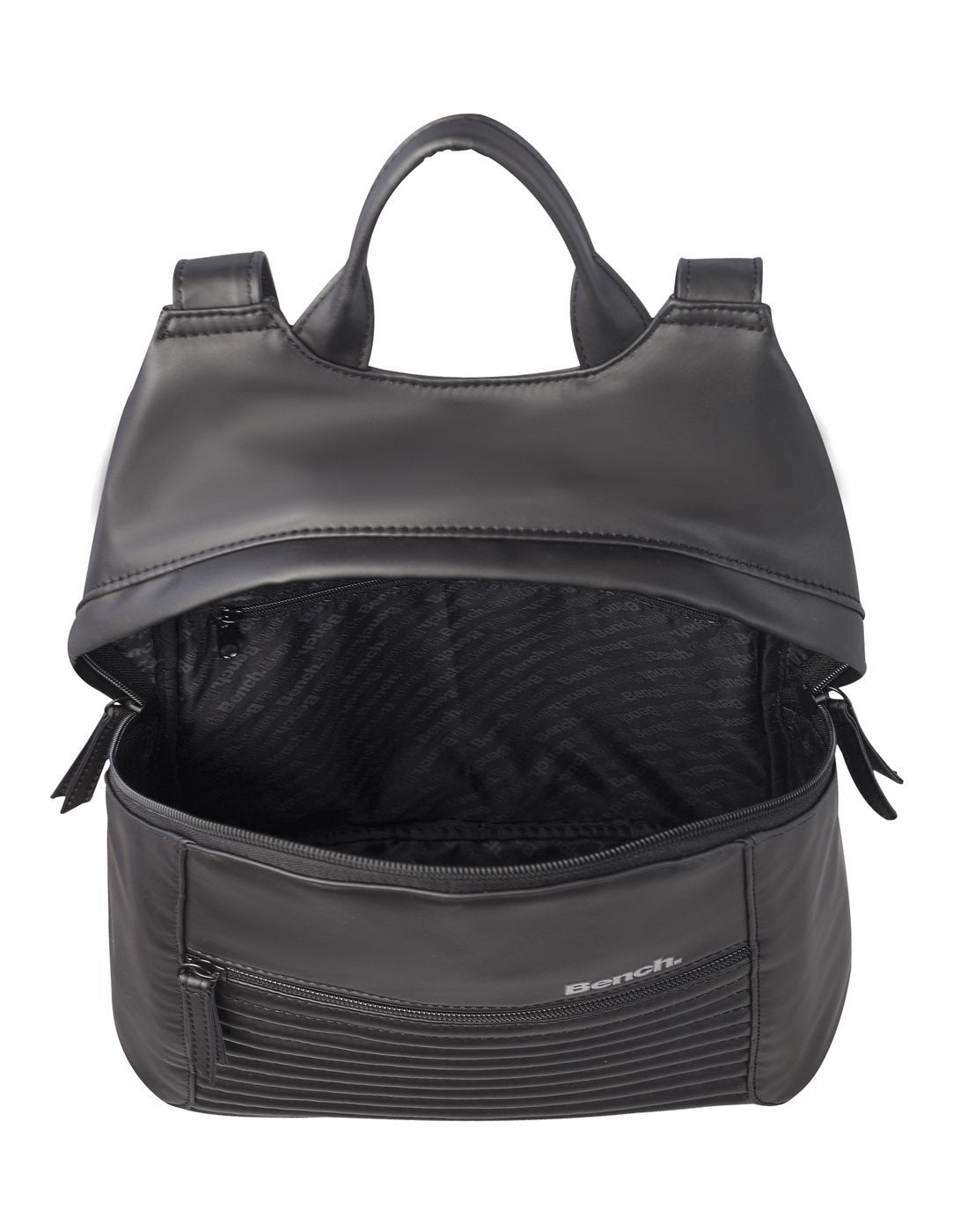 Bench quilted mini backpack inside view