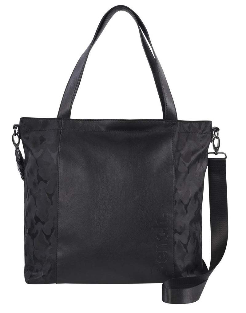 Bench camoflage black colour tote front view