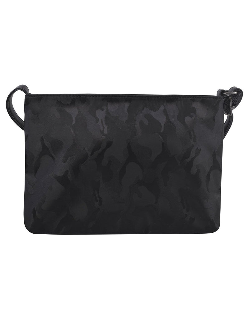 Bench camoflage mini crossbody black colour purse back view