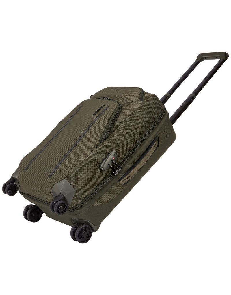 Thule crossover 2 carry-on spinner forest night colour luggage bag wheels and handle