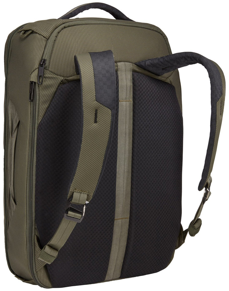 Thule crossover 2 forest night colour convertible backpack back view