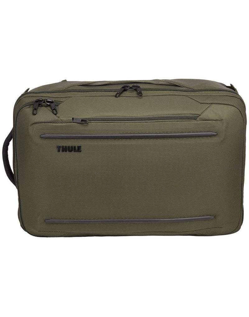 Thule crossover 2 forest night colour  convertible backpack front view