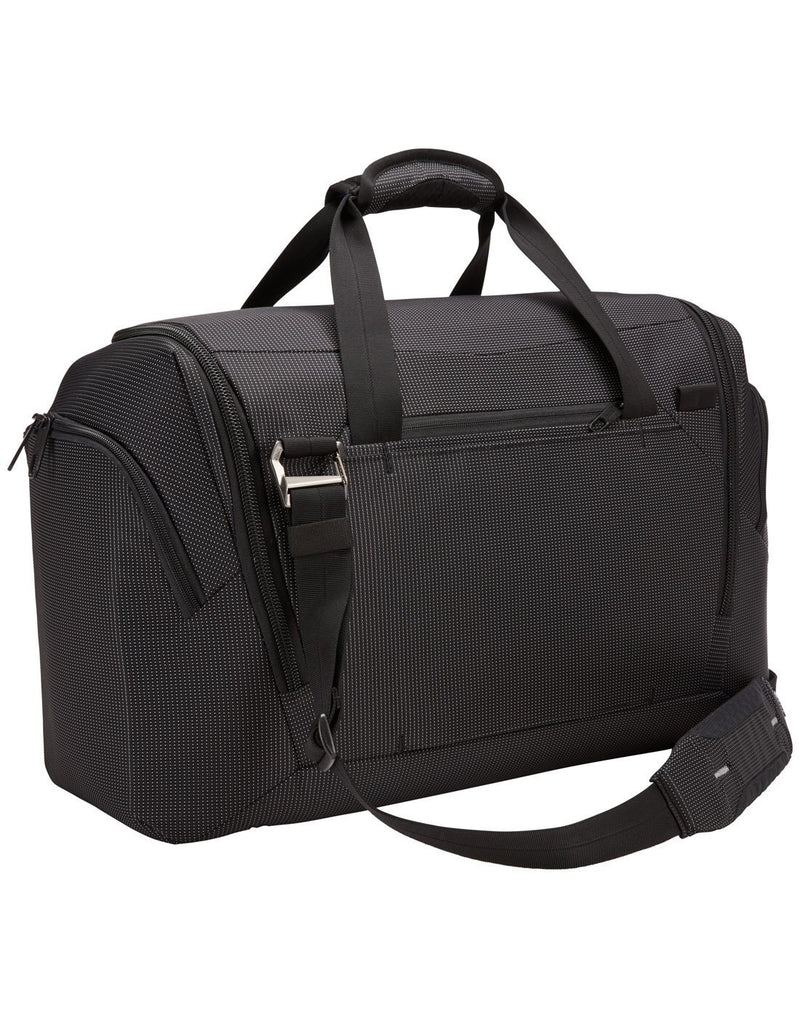 Thule crossover 2 black colour 44L duffel bag back view