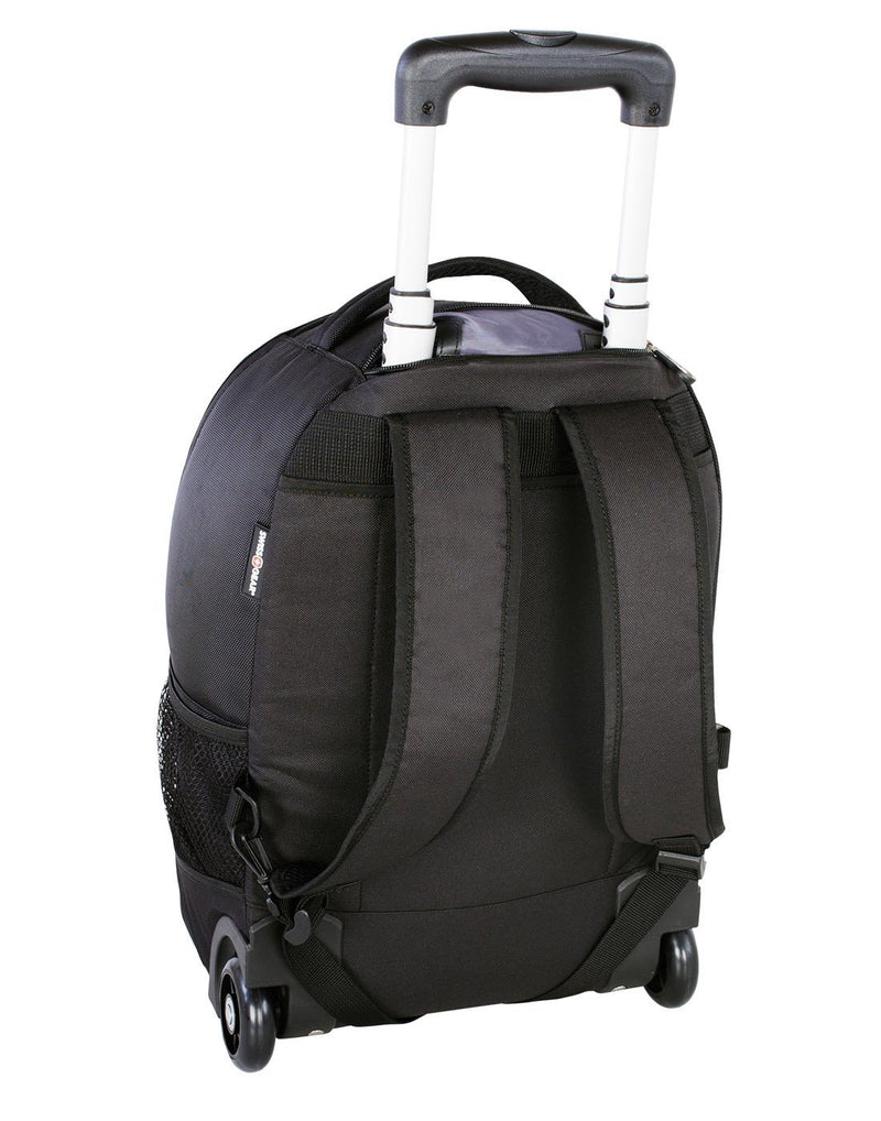 Swiss gear wheeled backpack back view