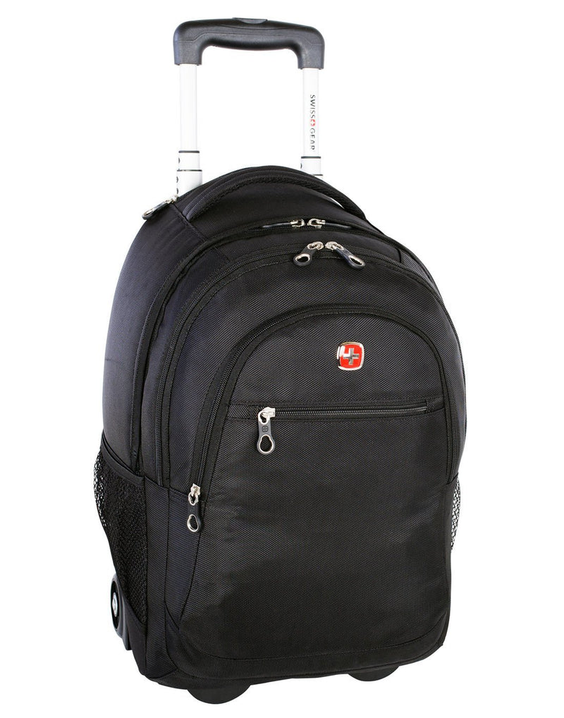 Swiss gear wheeled backpack front view