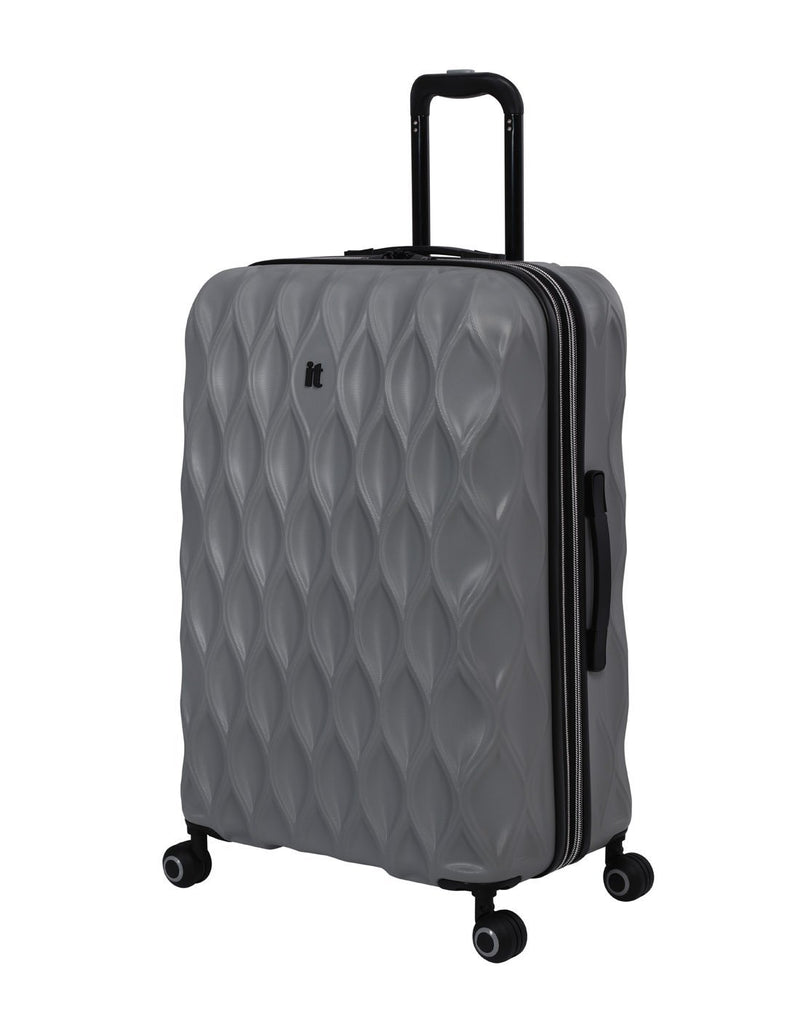 It dewdrop 27" spinner grey colour luggage bag front view