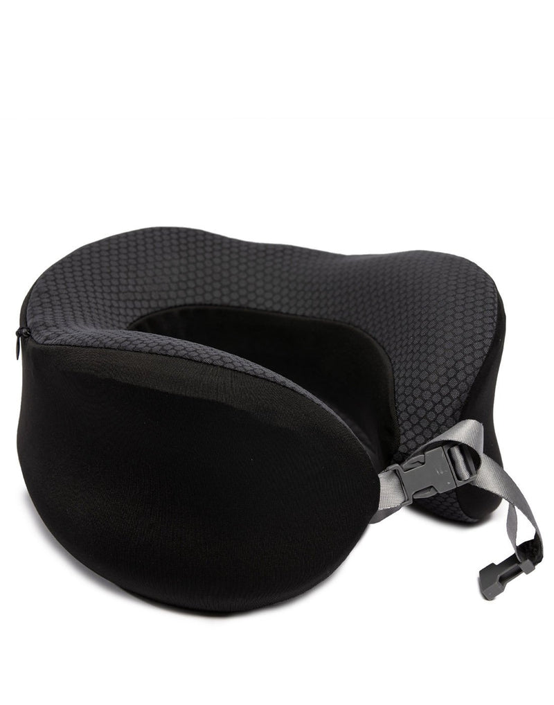 Lug snuz wrap travel black colour neck pillow corner view