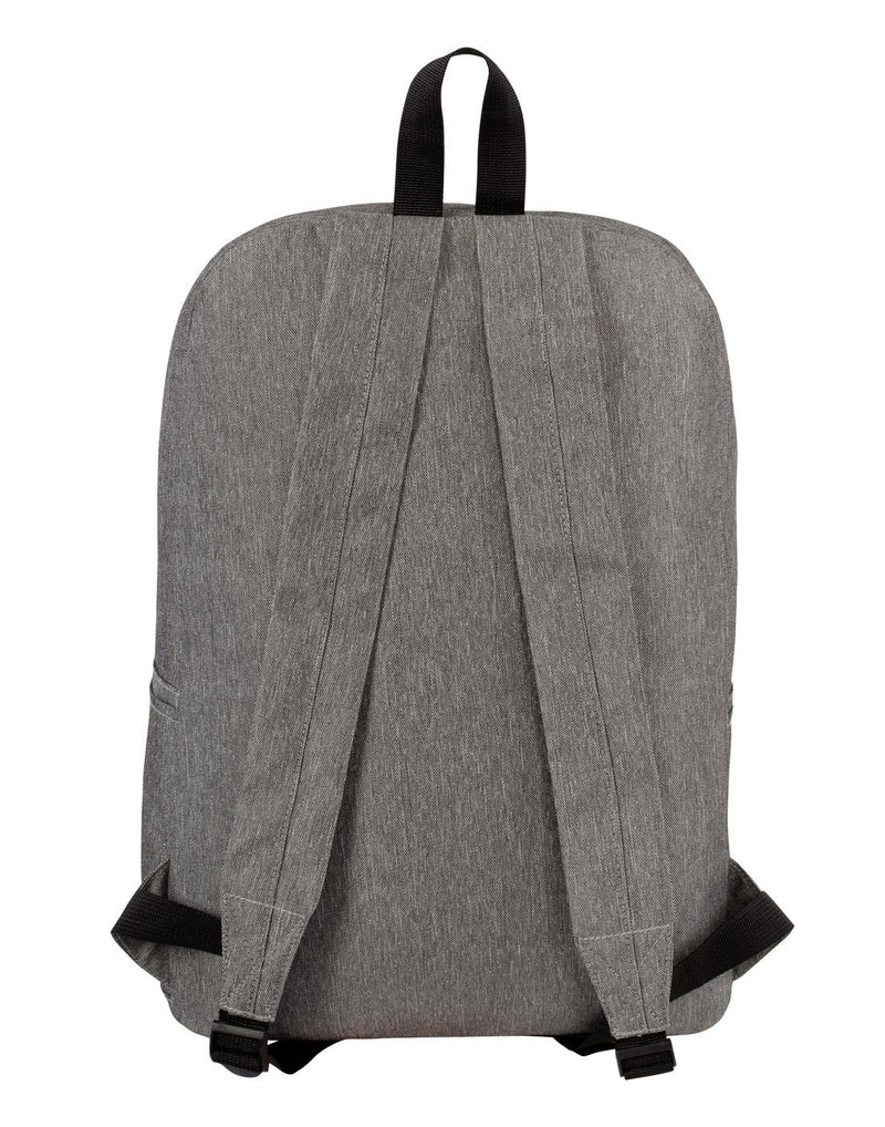 Roots foldable grey colour backpack black view