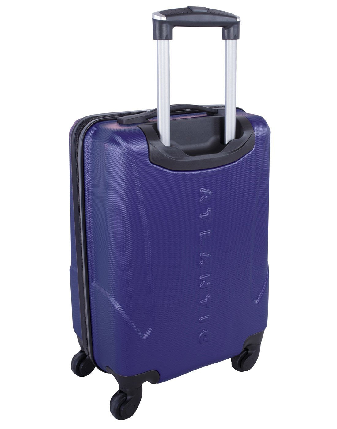 Atlantic indulgence Llte hard side blue colour luggage bag back view