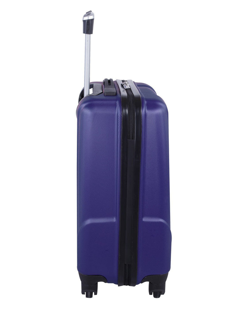 Atlantic indulgence Llte hard side blue colour luggage bag left side view