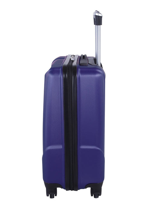 Product Image – Atlantic indulgence Llte hard side blue colour luggage bag right side view