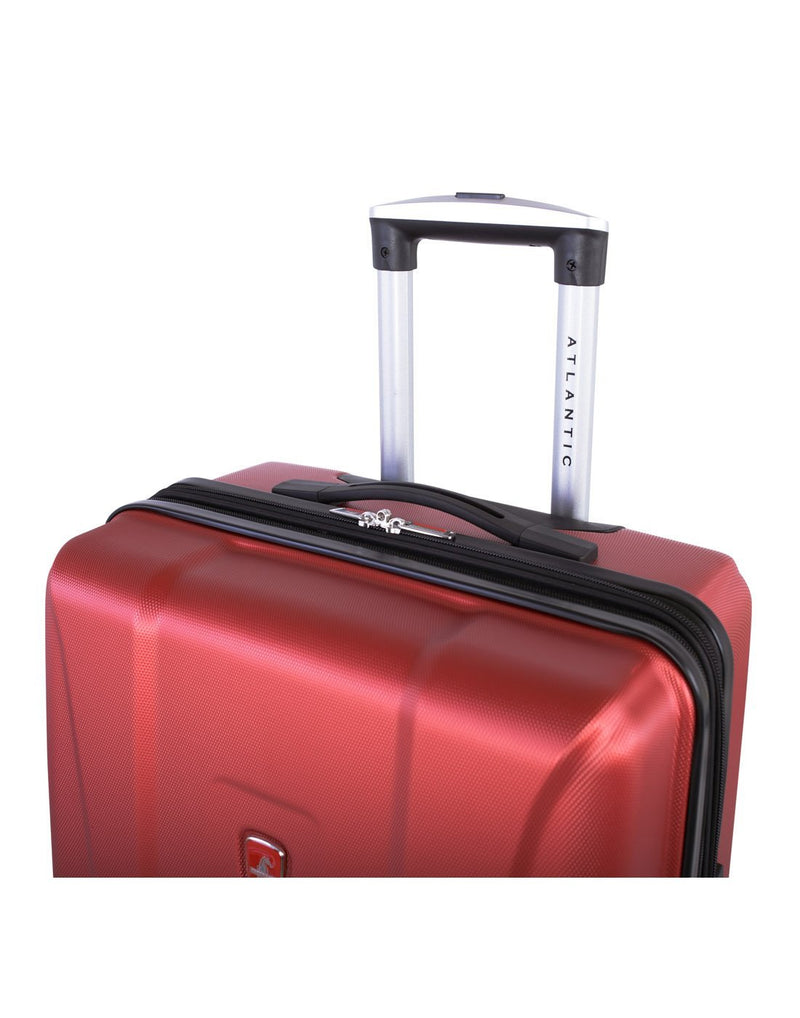 Atlantic indulgence Llte hard side red colour luggage bag handle