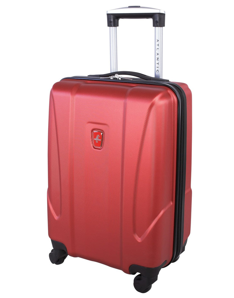 Atlantic indulgence Llte hard side red colour luggage bag front view