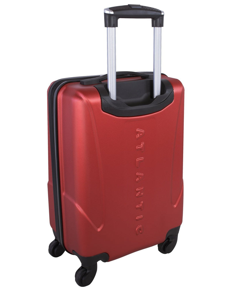 Atlantic indulgence Llte hard side red colour luggage bag back view
