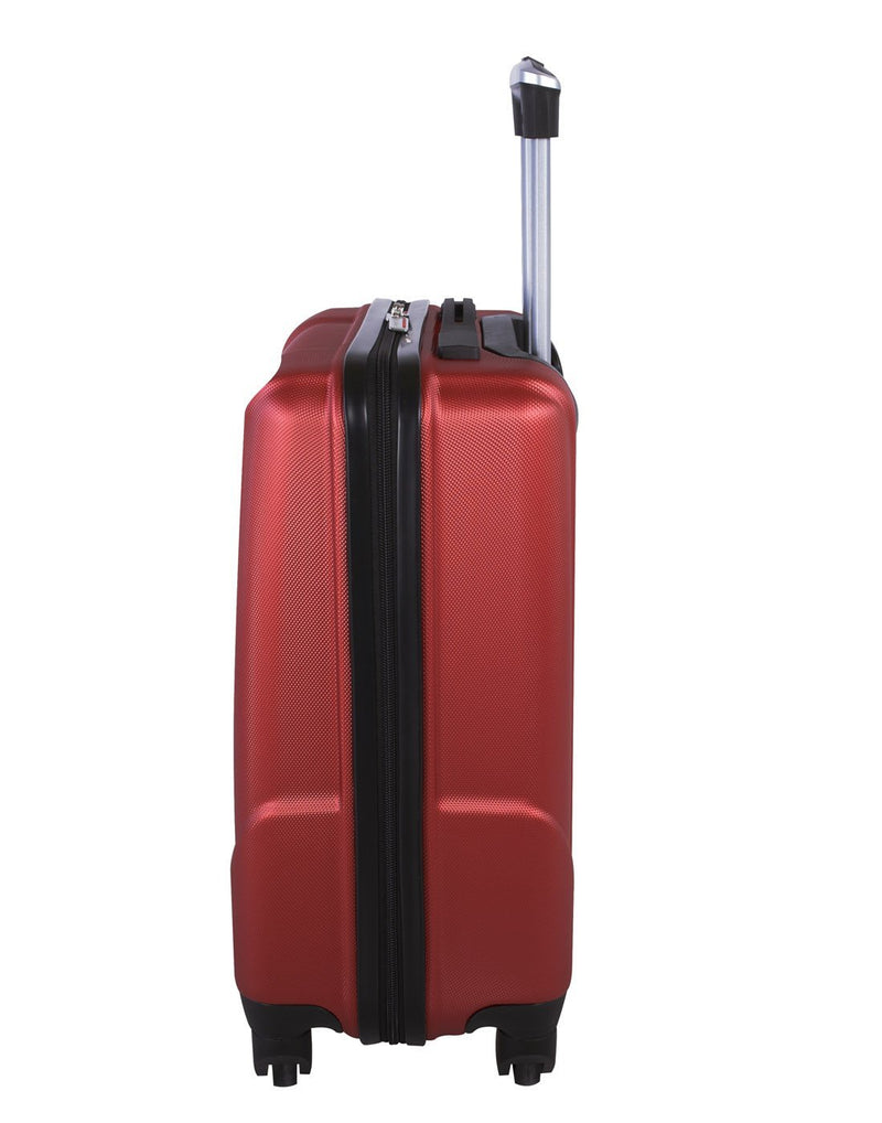 Atlantic indulgence Llte hard side red colour luggage bag right side view