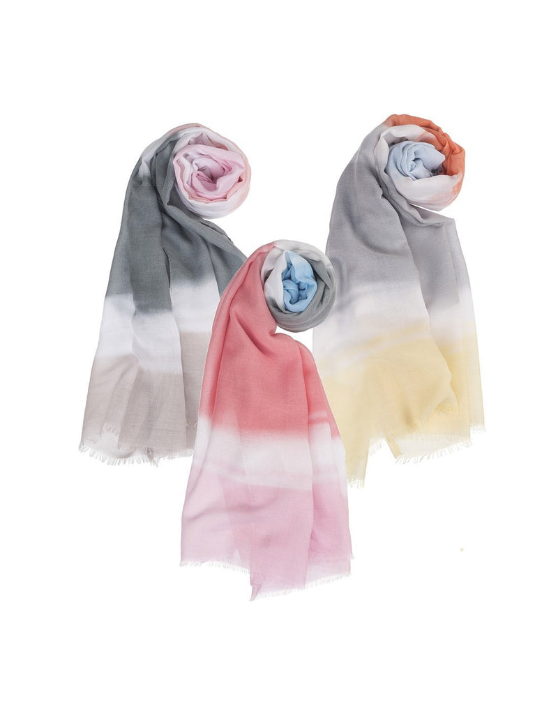 Howard's watercolour striped scarf's product view