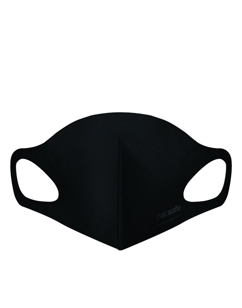 Pacsafe ViralOff face mask black colour front view