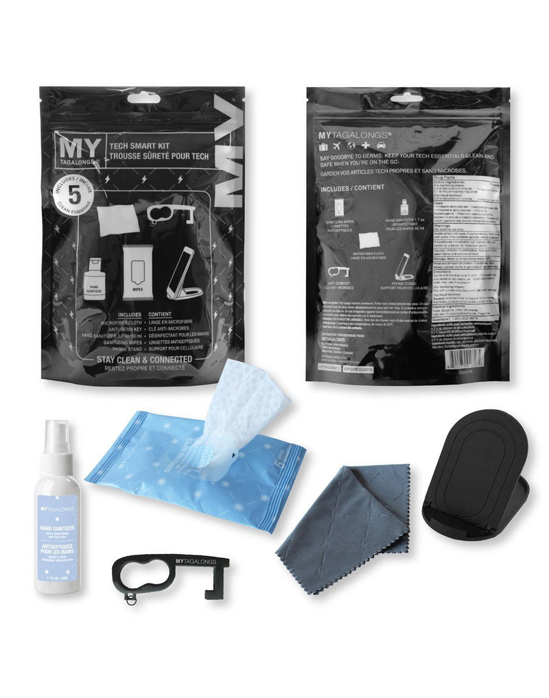 MyTagAlongs tech smart kit packaged and content