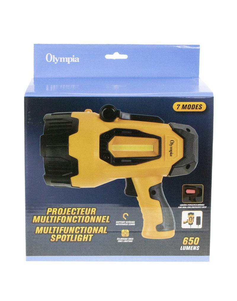 Olympia multi-functional spotlight packaged