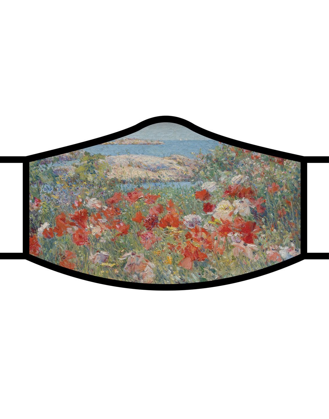 RainCaper hassam celia garden or isles of shoals print reusable face mask