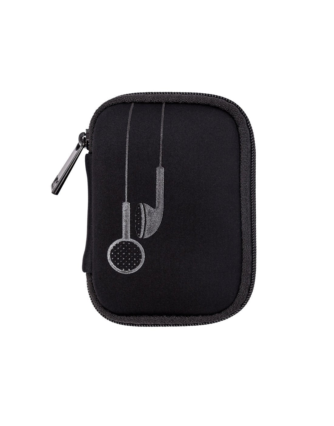 Mytagalongs everleigh onyx colour ear bud case front view