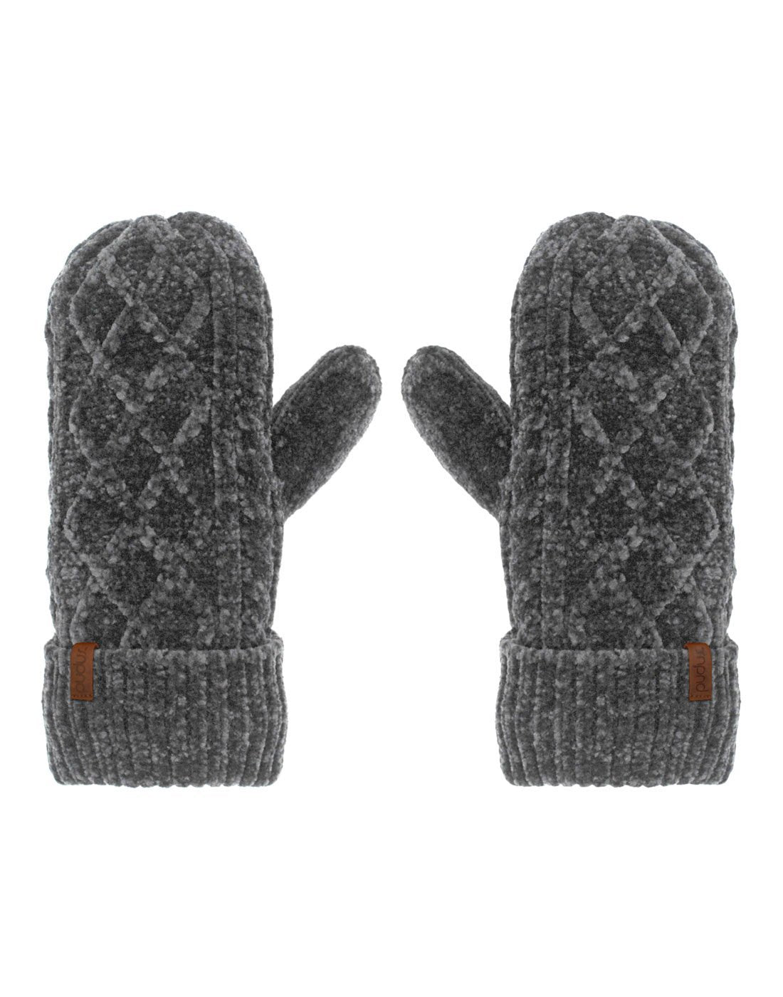 Grey colour mittens