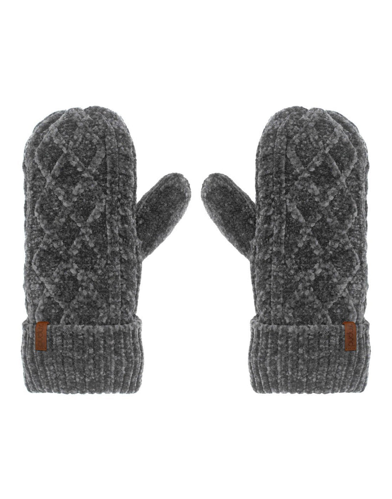 Grey colour mittens