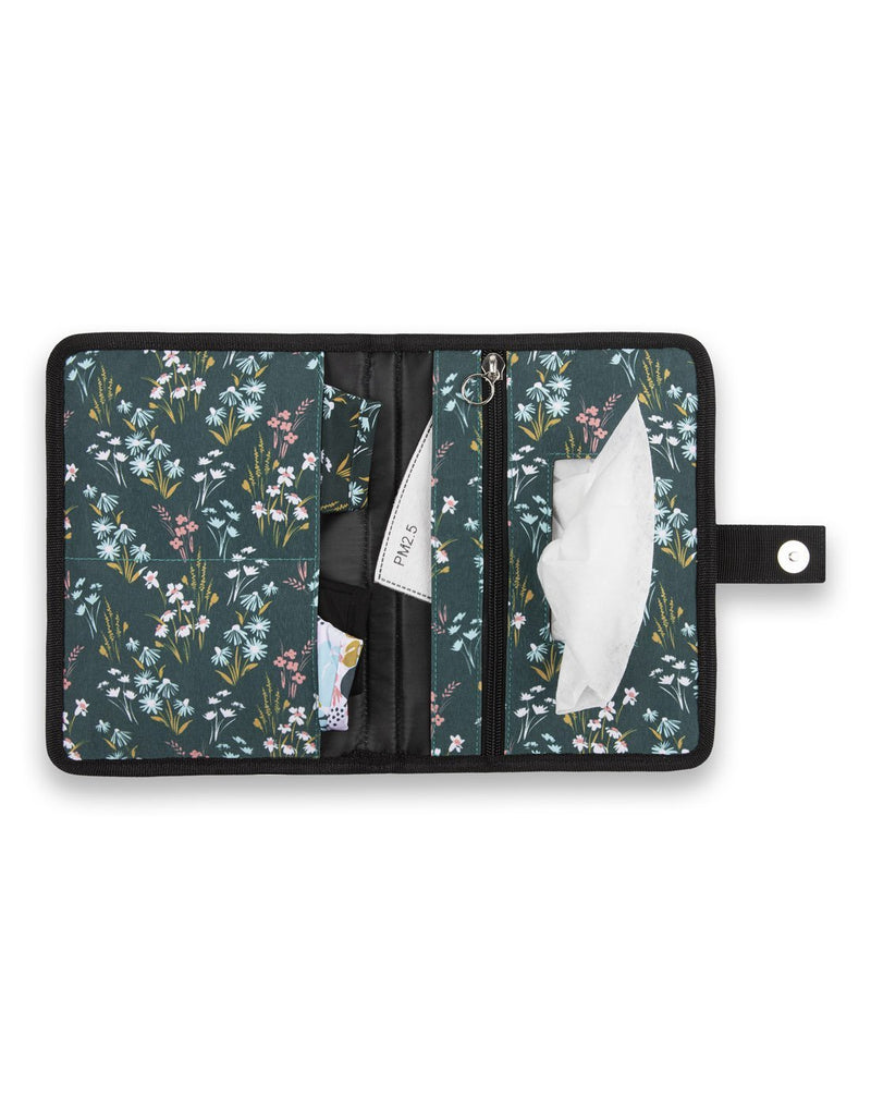 Bondstreet on-the-go ultimate sanitary pack floral colour interior view