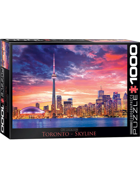 Product Image – Eurographics Toronto Skyline Puzzle box front view