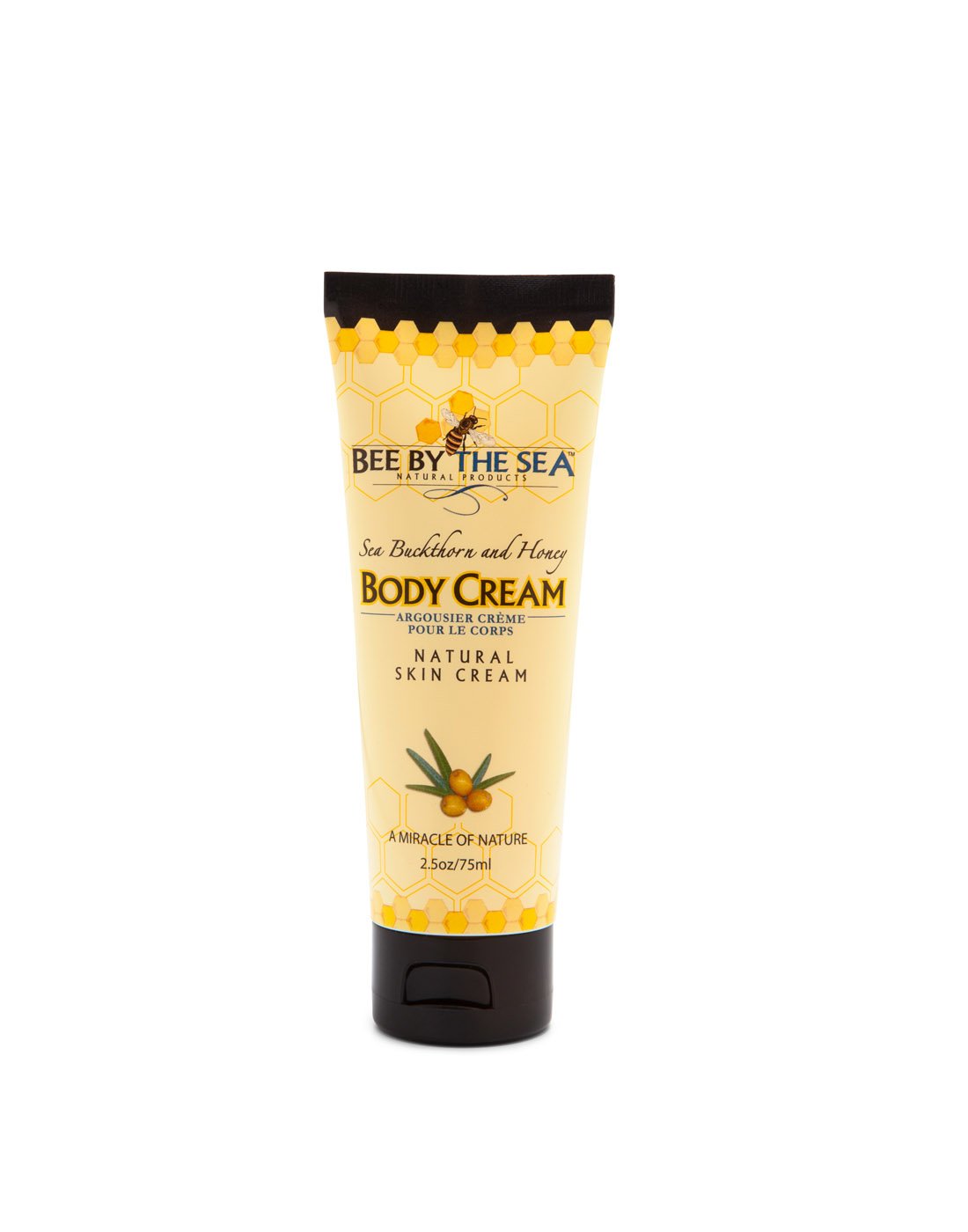 Bee by the Sea Natural Body Cream Tube - 2.5oz tube