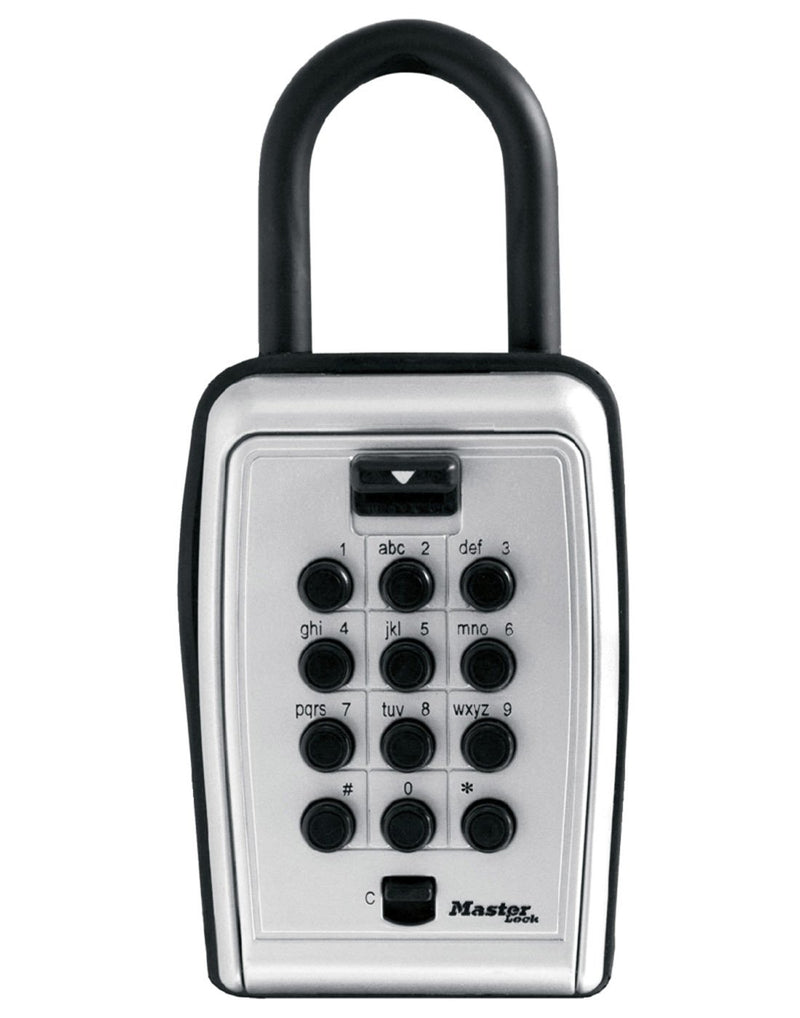 Master Lock® Portable Push Button Lock Box front view