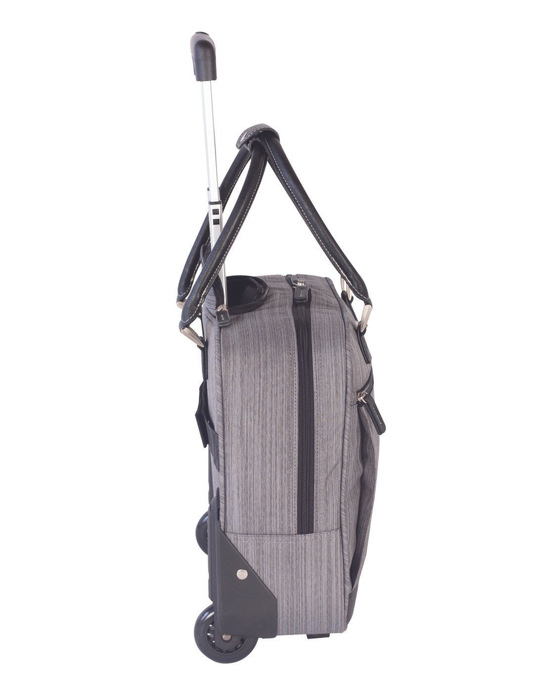 Roots Veronik Wheeled Business Case, grey, side view