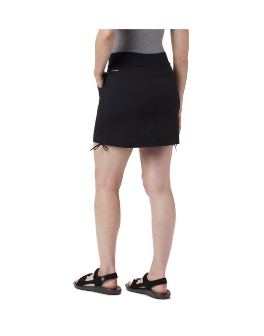 Product Image – Woman wearing Columbia Women's Anytime Casual™ Skort - black, back view