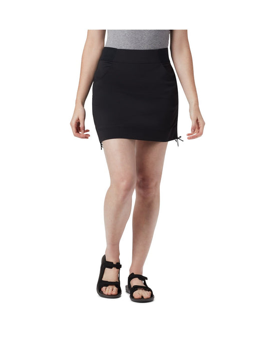 Product Image – Woman wearing Columbia Women's Anytime Casual™ Skort - black, front view