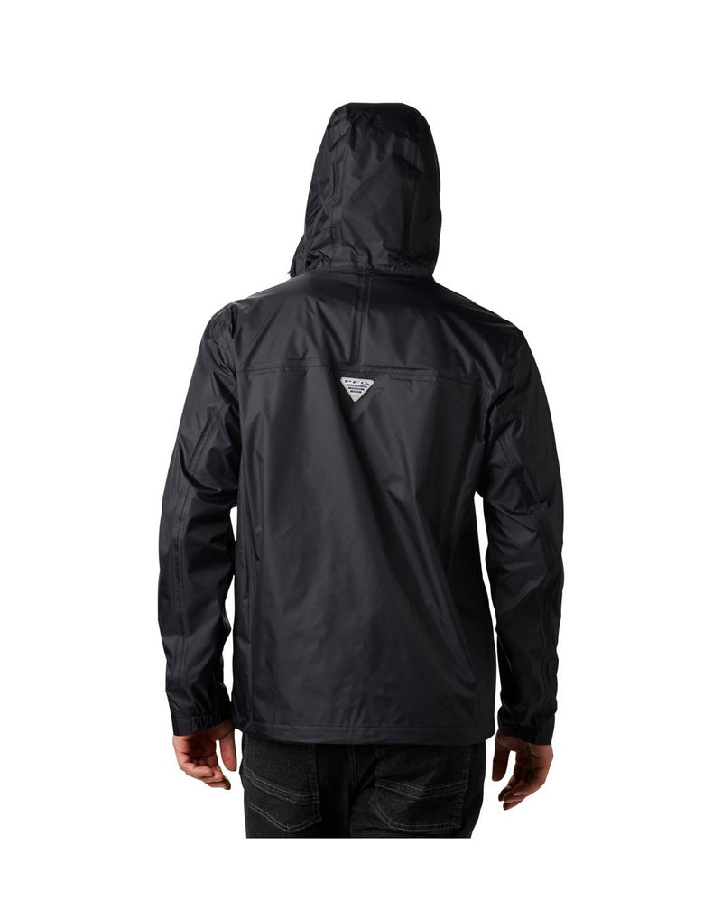 Men wearing columbia men's pfg storm™ black/grey colour jacket black view