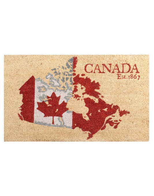 Product Image – Coir mat canada map 