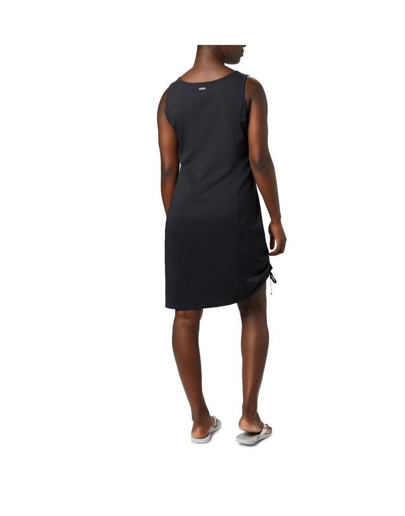 Woman wearing Columbia Women's Anytime Casual™ III Dress - black, back view