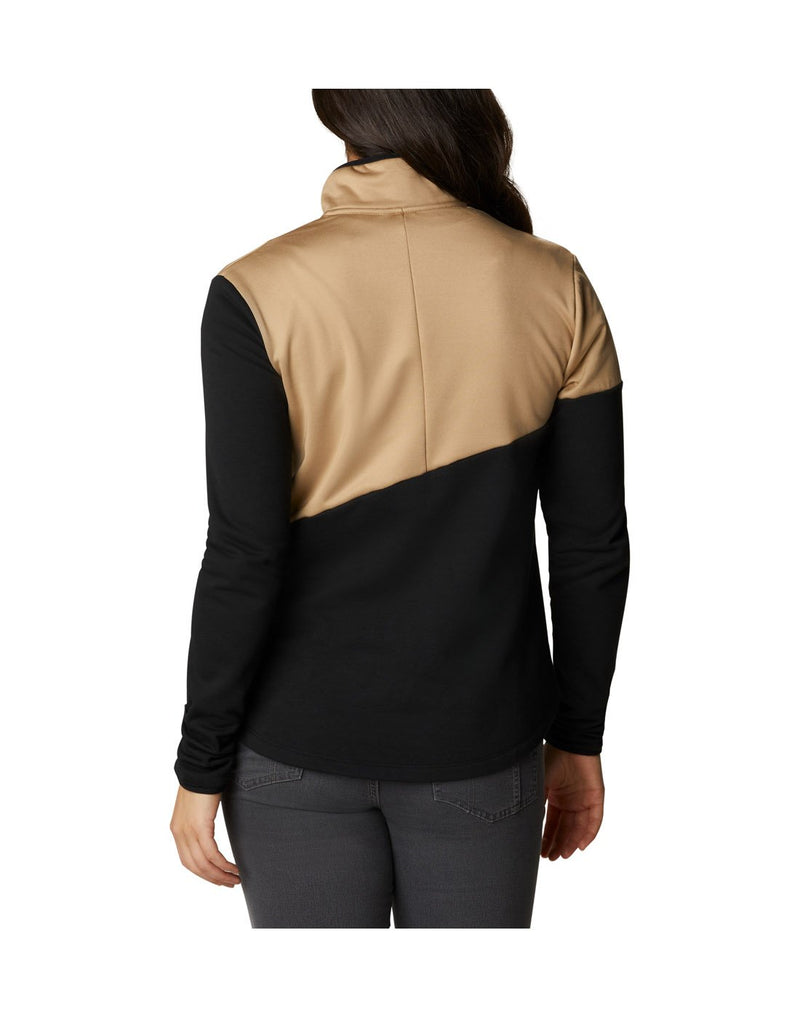 Woman wearing Columbia Women's Columbia Lodge™ Hybrid Full Zip Jacket, back view
